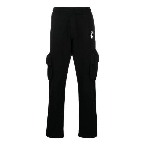 

Брюки ss21 logo pocket casual sports pants black Off-White, черный