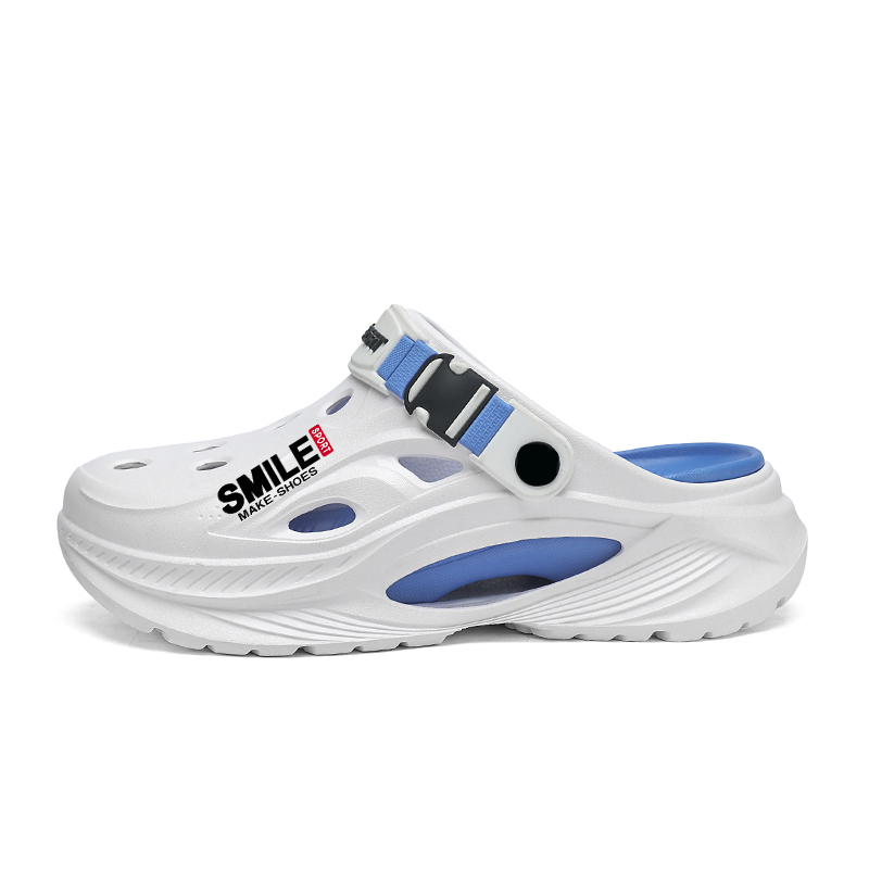 

NANJIREN Клоги мужские бело-голубые, цвет White Blue
