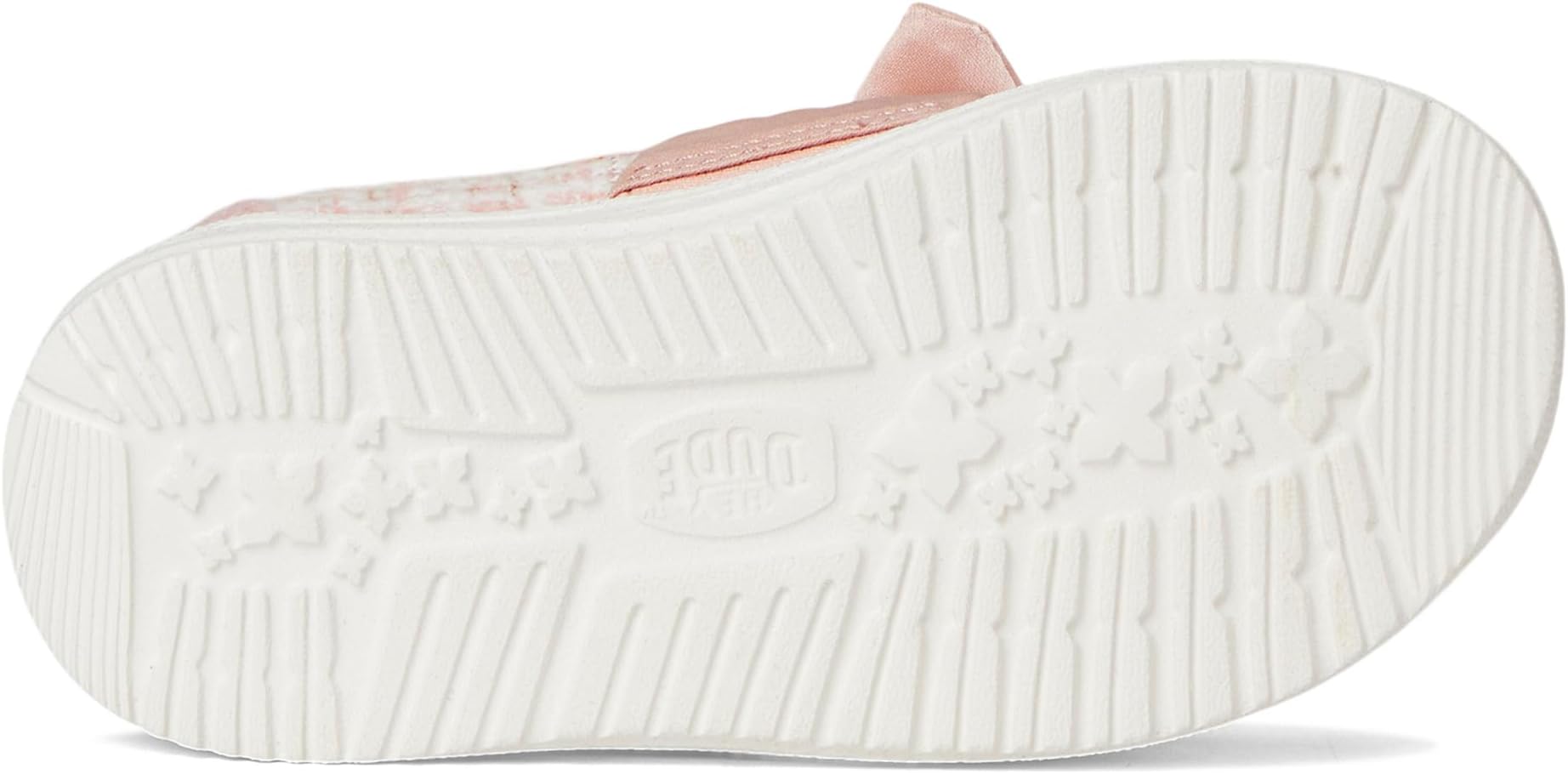 Лоферы Hey Dude Kids Women's Wendy Bow Tweed, Pale Pink — фото 3
