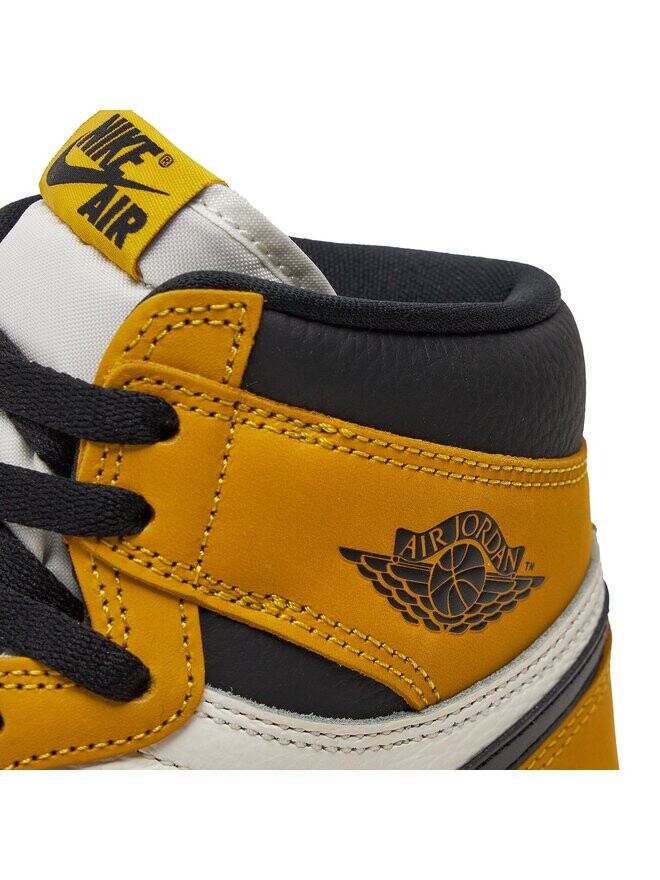 Кроссовки Nike Air Jordan 1 Retro High Og DZ5485 701 Blanco, оранжевый/белый — фото 4