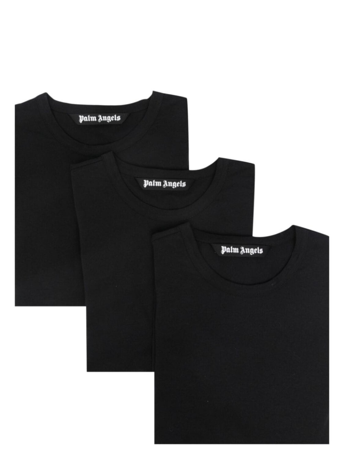 

Palm Angels комплект из трех футболок с круглым вырезом, черный