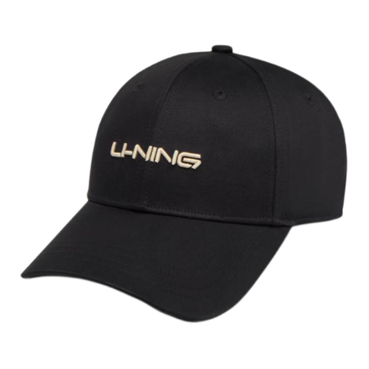 

LINING Хлопковая бейсболка унисекс черная, Black