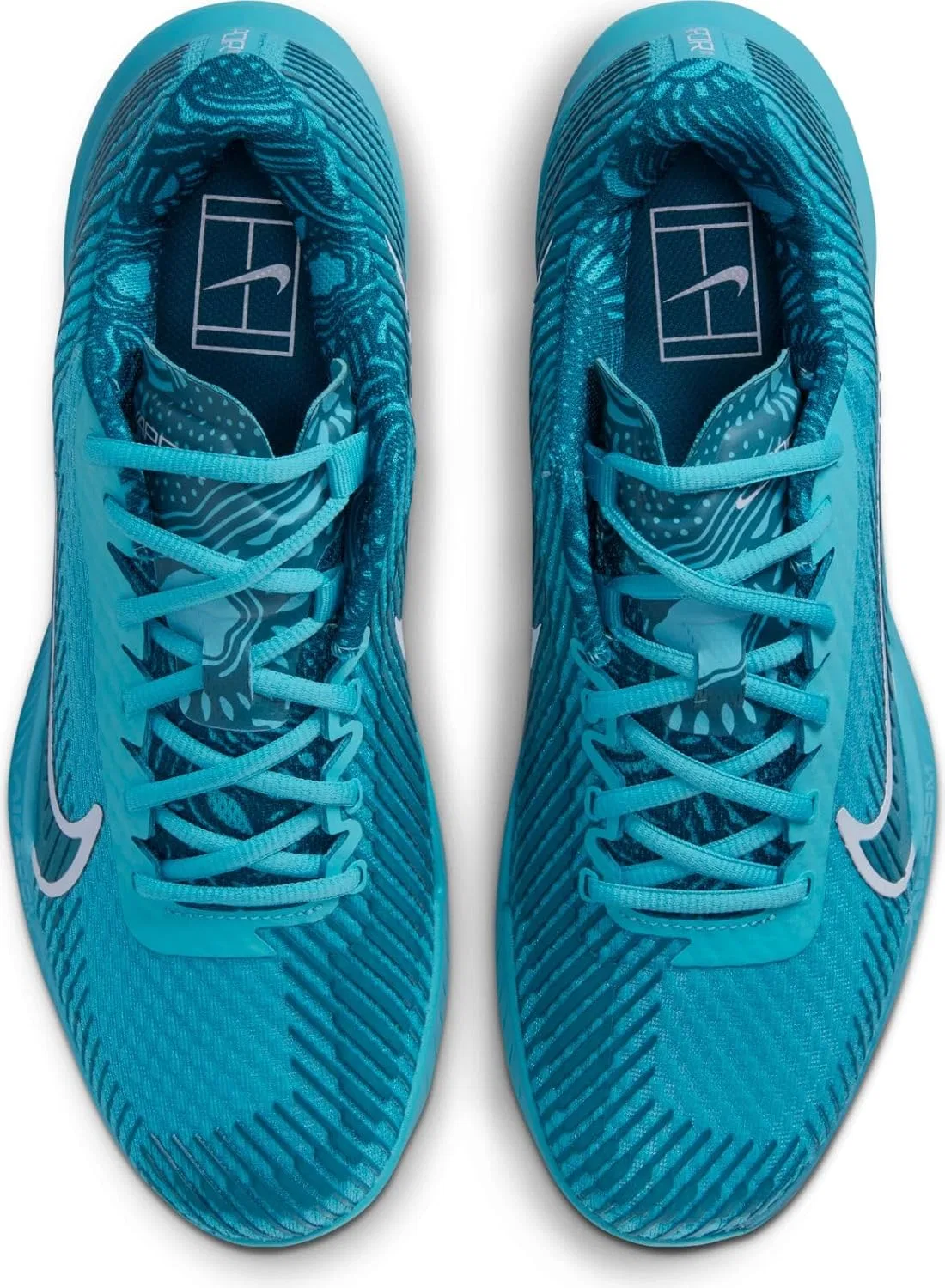 Кроссовки мужские NIKE, теннисные, цвет Teal Nebula White Geode Teal — фото 3
