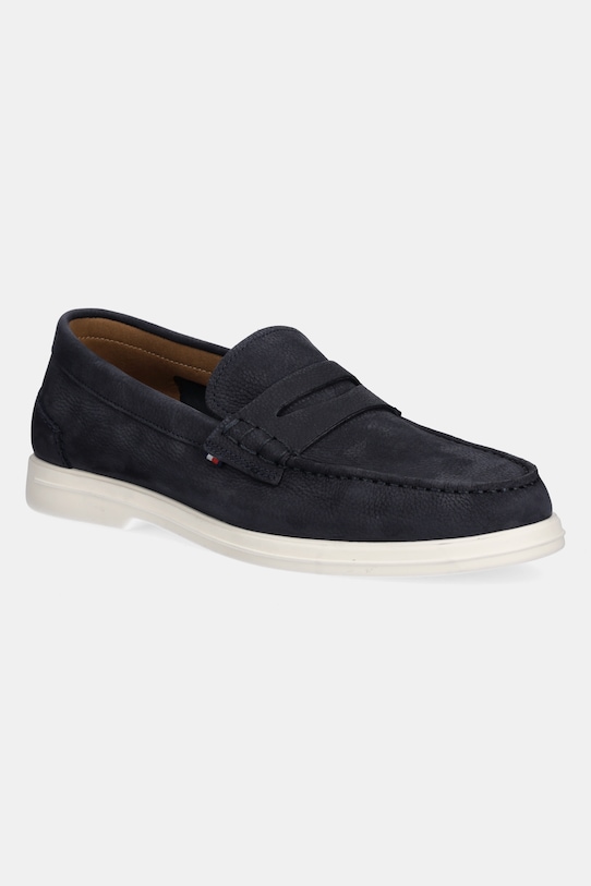 

Мокасины из нубука TOMMY HILFIGER NUBUCK P LOAFER Tommy Hilfiger, темно-синий