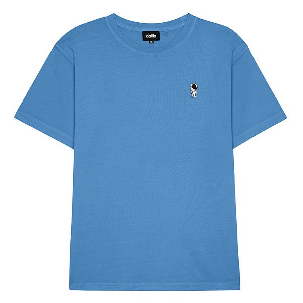 

Мужская футболка Astronaut midweight garment dye Dalix, Blue
