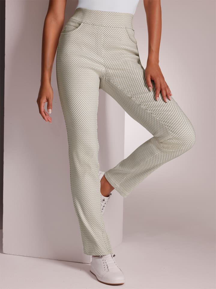 

Брюки бенгальские с кунжутным и белым узором creation L