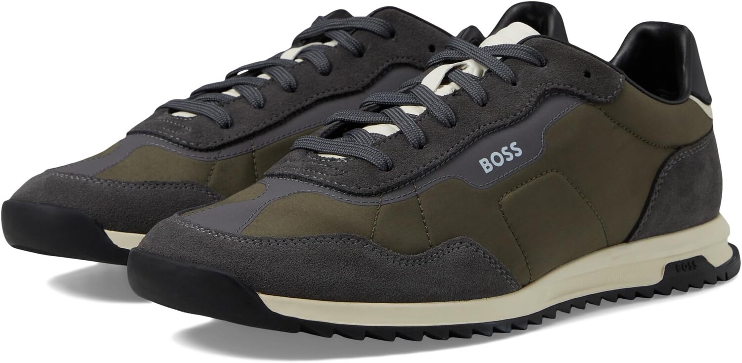 

Кроссовки BOSS Zayn Low Profile Sneaker, цвет Cement/Olive