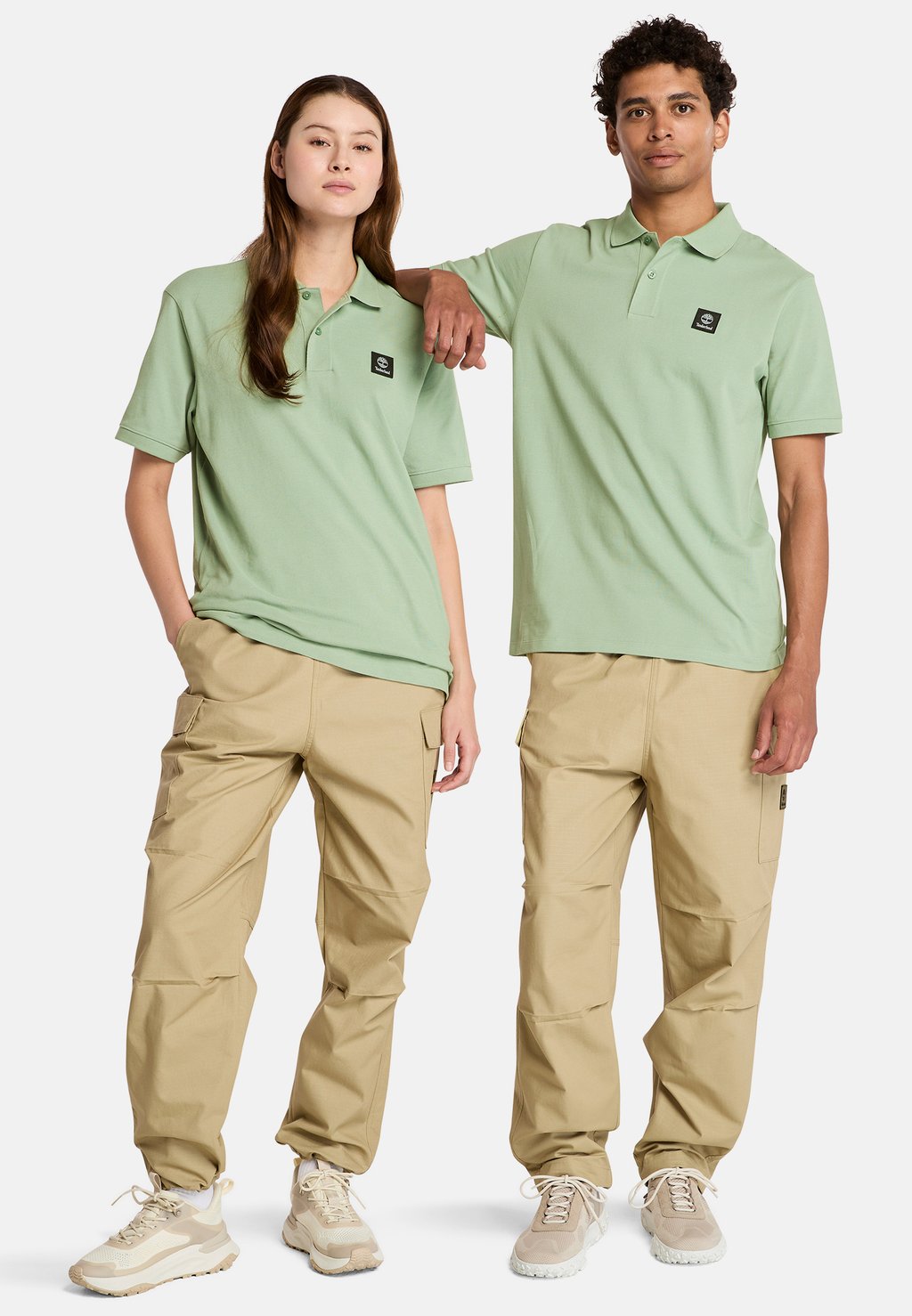 

Рубашка поло BADGE Timberland, светло-зеленый