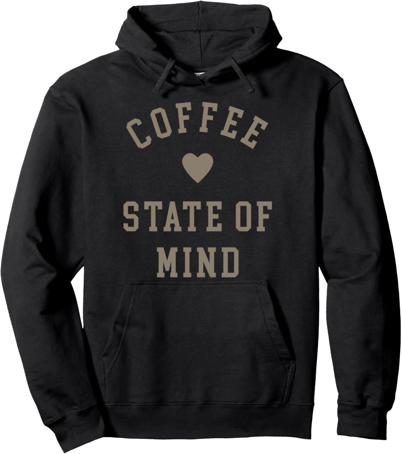

Худи Coffee State Of Mind, черное Trendy Apparel