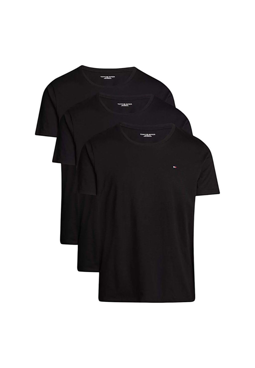 Нижняя рубашка SIGNATURE TEE 3 PACK Tommy Hilfiger, черный — фото 4