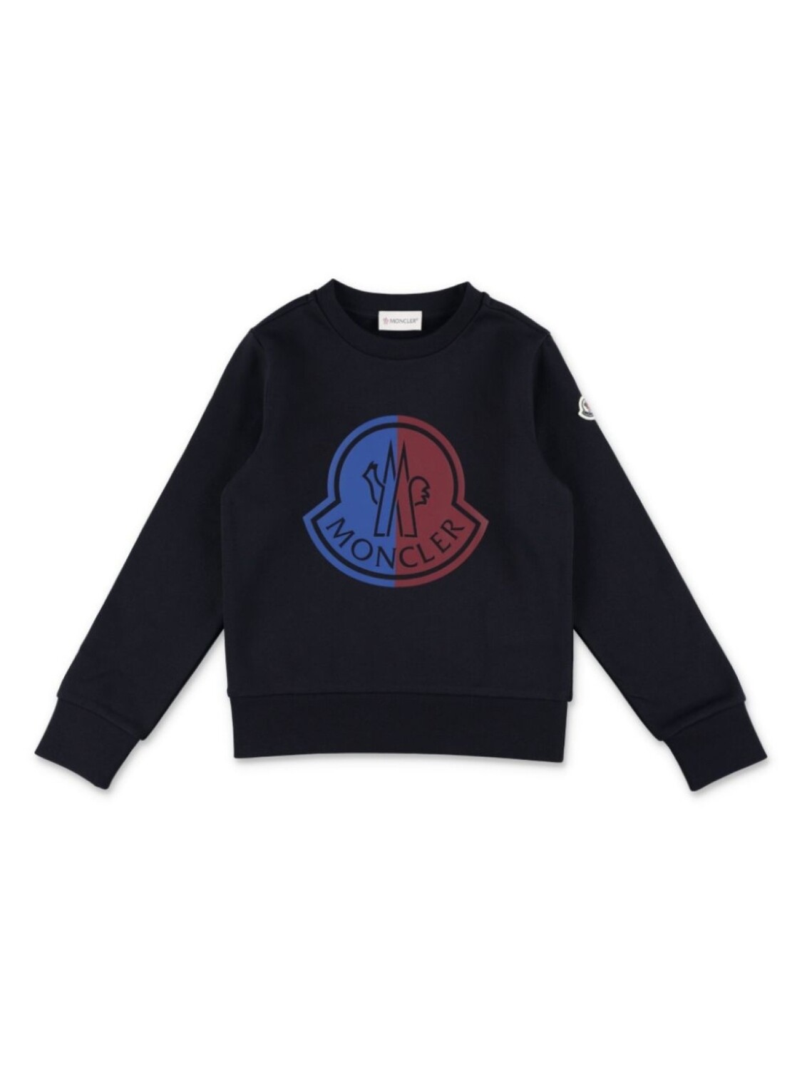 

Moncler Enfant толстовка из джерси с принтом, синий