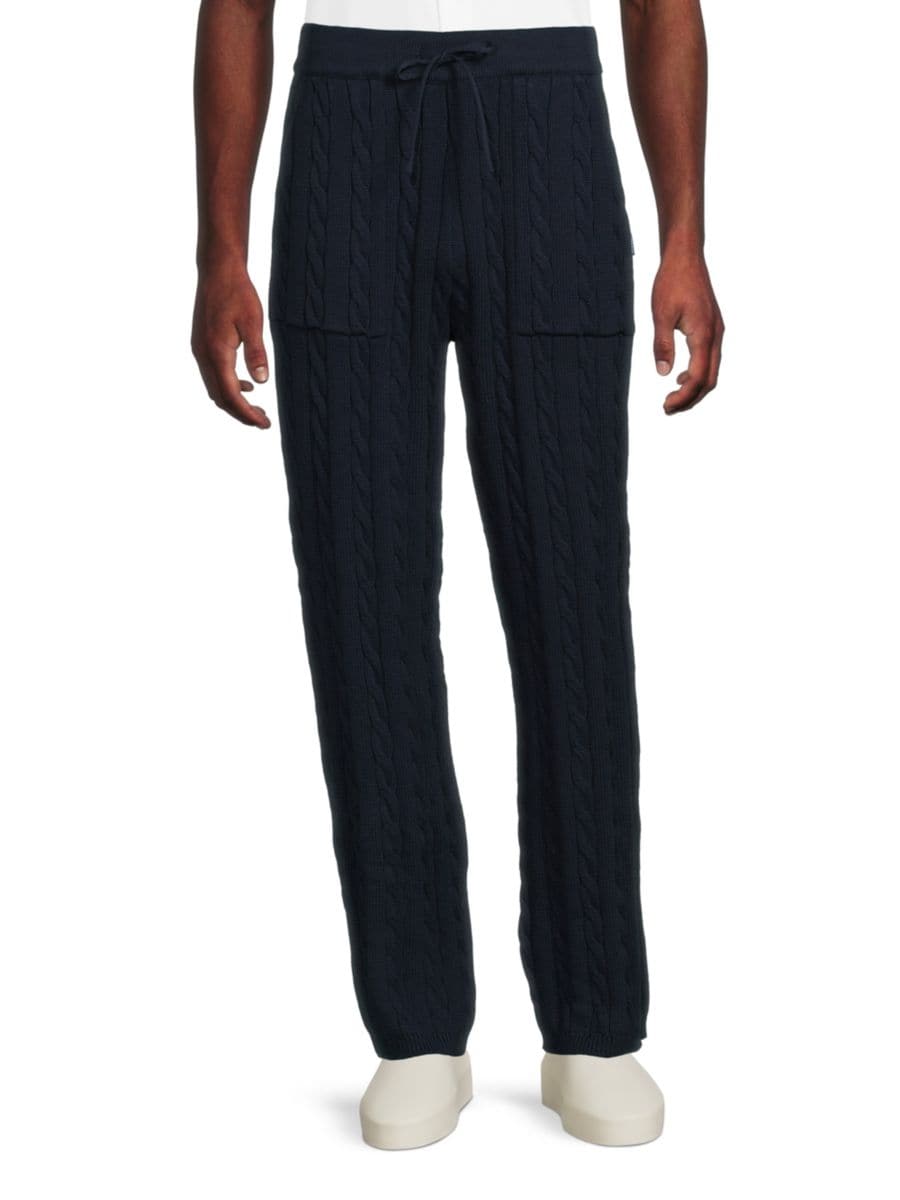 

Трикотажные брюки Nautica Cable-Knit Krost, цвет Dark Sapphire