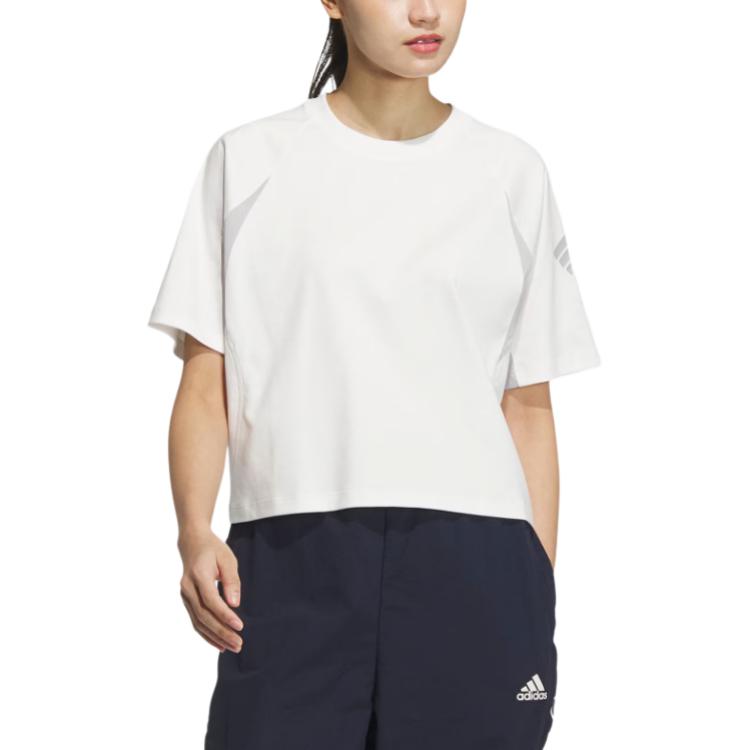 Adidas Футболка с рукавом реглан для женщин Bright White — фото 3