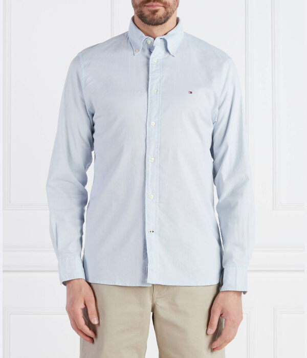 

Рубашка Core 1985 Flex Oxford Regular fit Tommy Hilfiger, синий