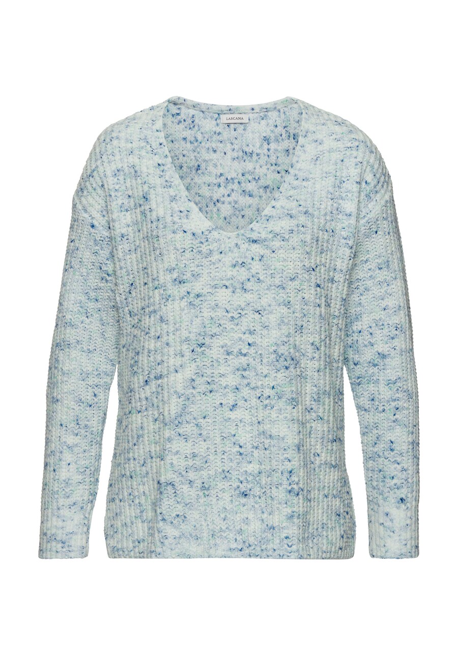 

Тонкий вязаный свитер BUFFALO Sweater, пятнистый синий