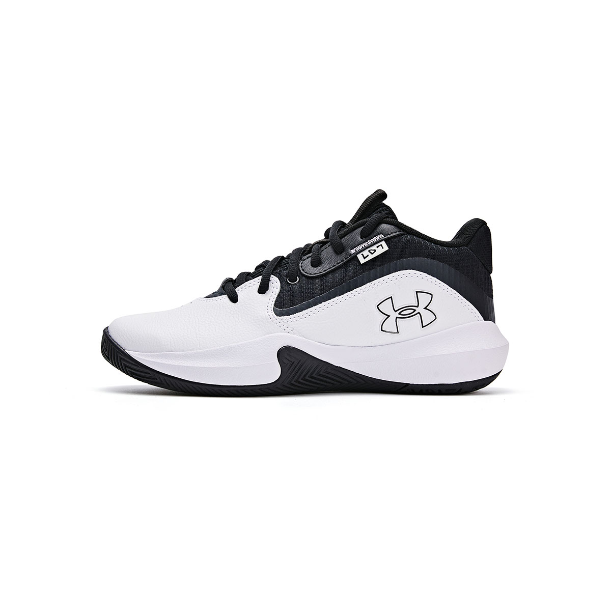 Детские баскетбольные кроссовки Unisex Under Armour, белый/черный — фото 2