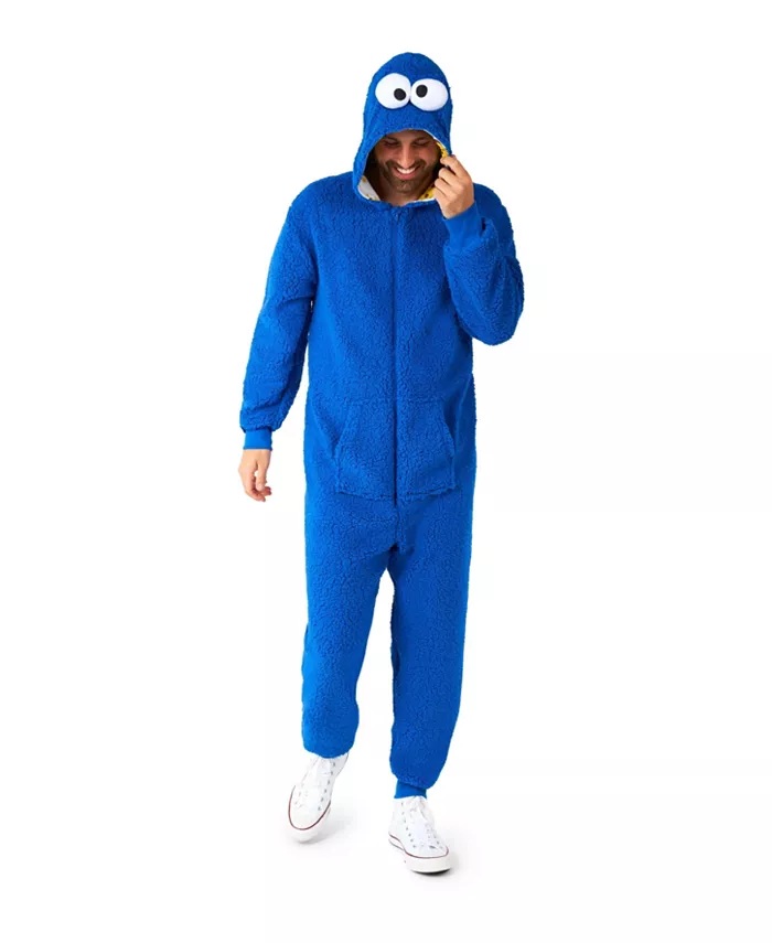 

Мужской официальный комбинезон Elmo Union Suit - взрослый комбинезон Sesame Street красный Opposuits