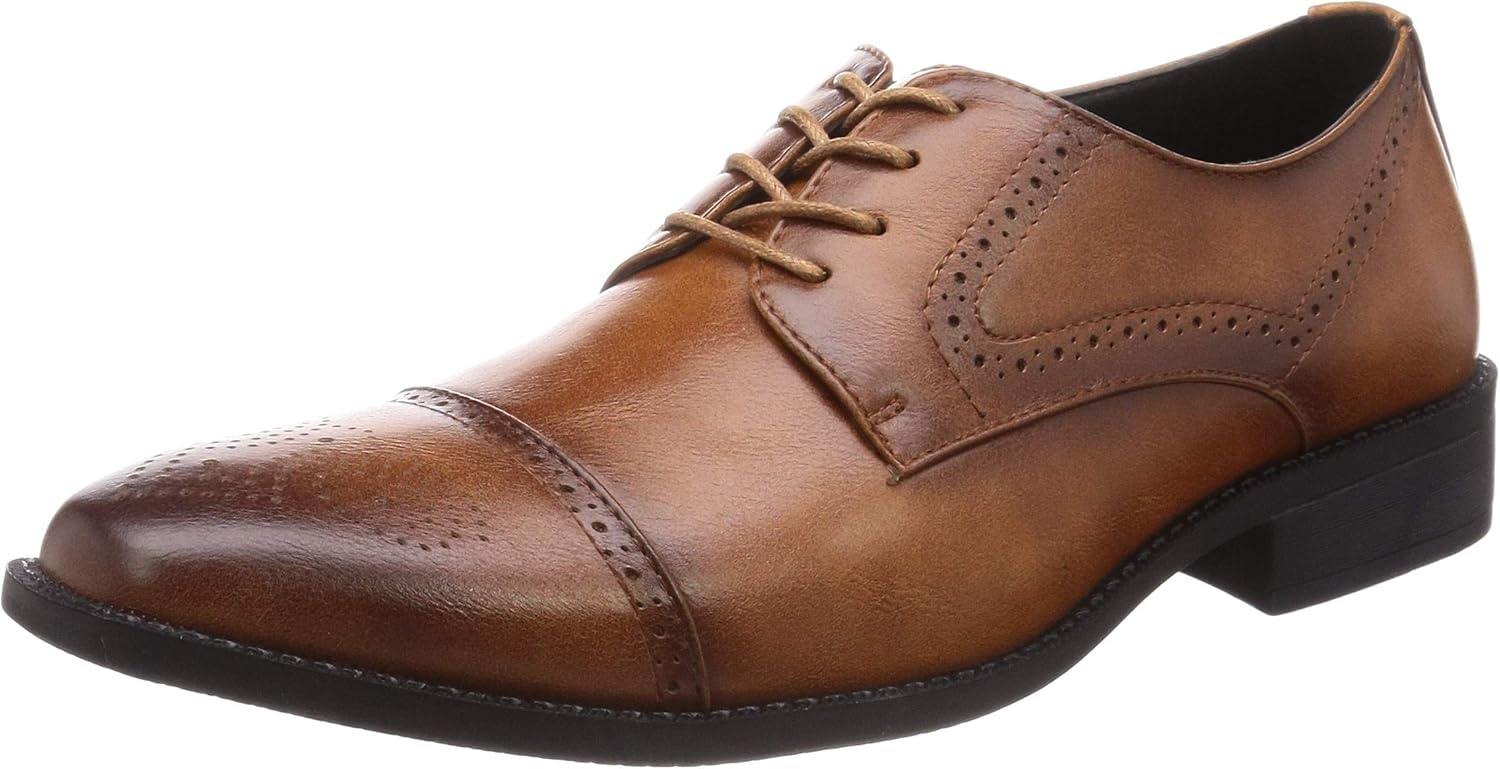 

Мужские ботинки AAA+ на шнуровке с наружными лезвиями, коричневый