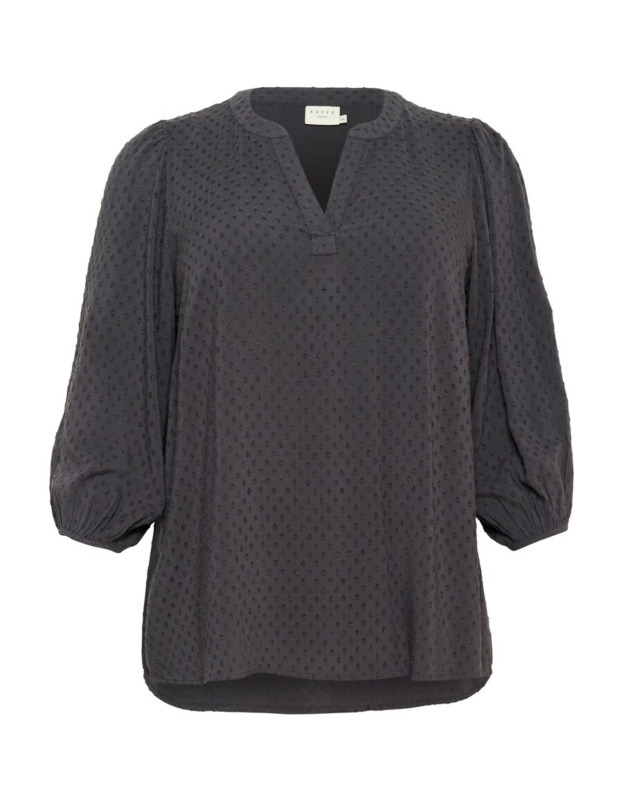 

Блузка с коротким рукавом KAFFE CURVE Blouse Canya, черный