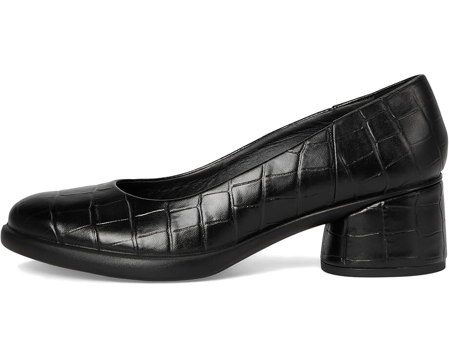 Туфли ECCO Sculpted Luxury 35MM Modern Pump, цвет Black Reptile Print — фото 4