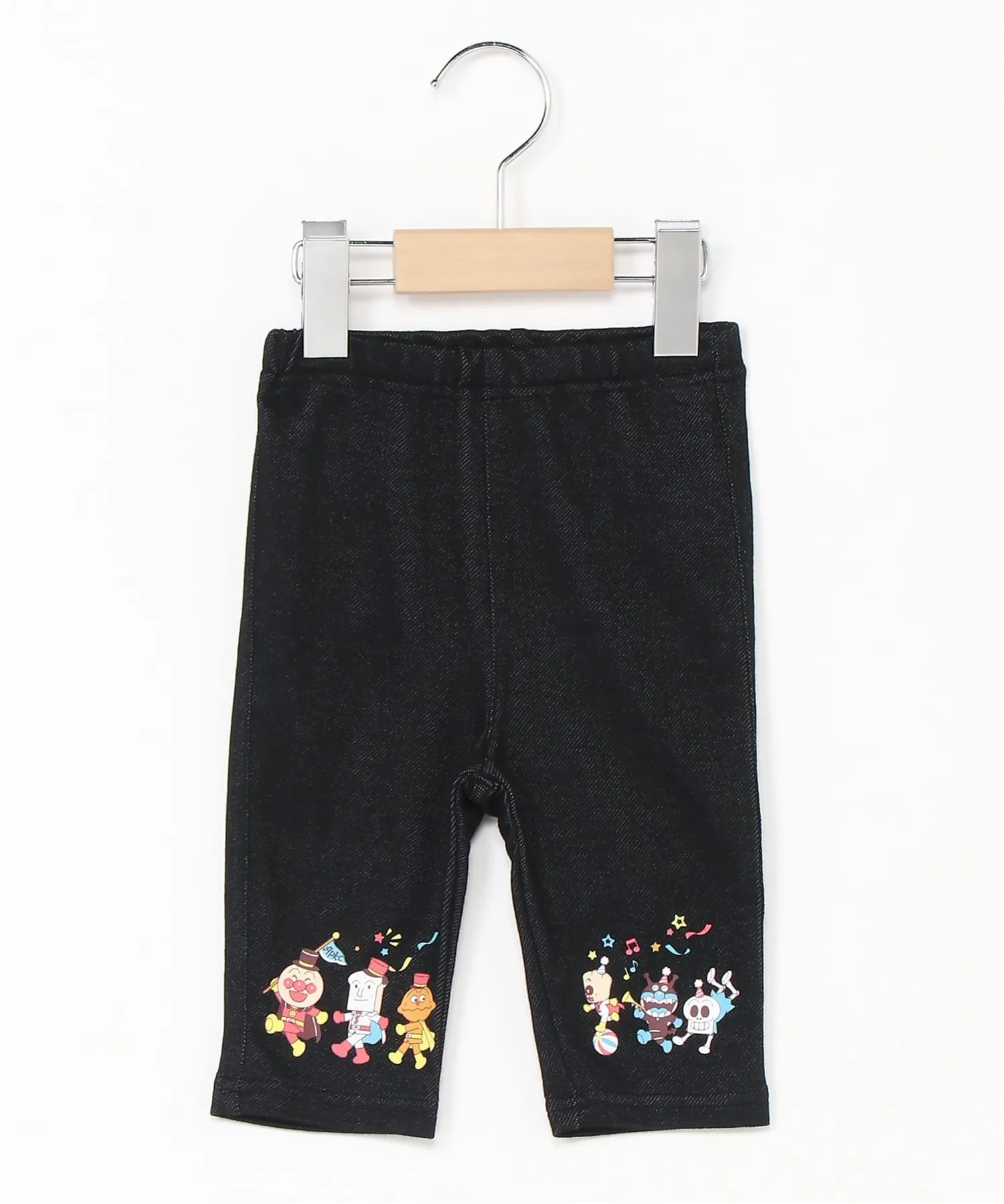 Детская коллекция ANPANMAN / (K) Леггинсы длиной 3/4 с парадным рисунком Anpanman Kids Collection, black — фото 2