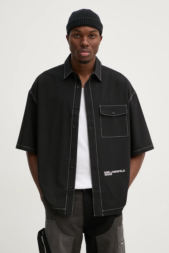 

Рубашка Karl Lagerfeld Jeans, черный