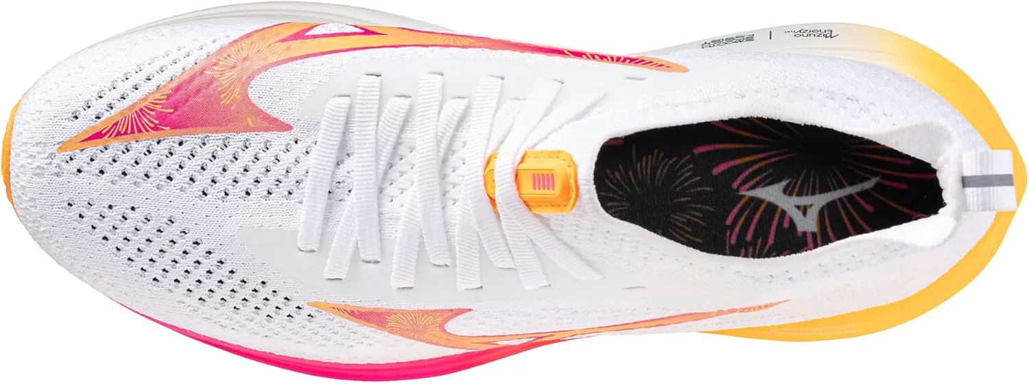 Кроссовки Mizuno Unisex-Adult Neo Zen Hanabi Pack для бега унисекс, белый/оранжевый — фото 4
