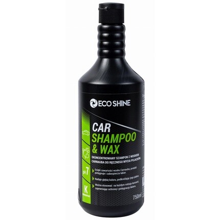 

Car Shampoo Wax 0,75 л - Концентрированный шампунь с карнаубским воском Eco Shine