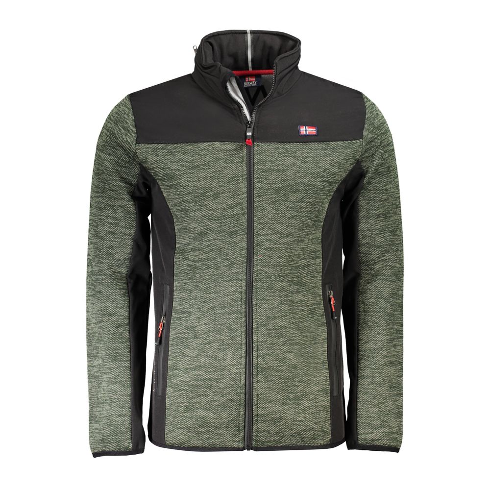 

Зеленая мужская куртка из полиэстера Geographical Norway