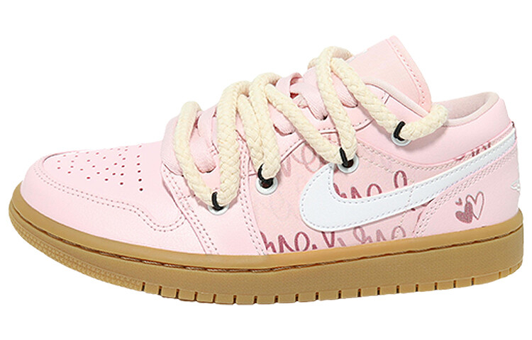 

Баскетбольные кроссовки Air 1 Vintage женские с низким верхом розового цвета Jordan, розовый