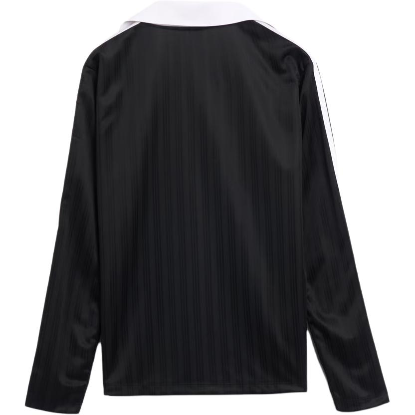 Adidas Three stripe V neck Polo Top Adidas Originals, черный — фото 4