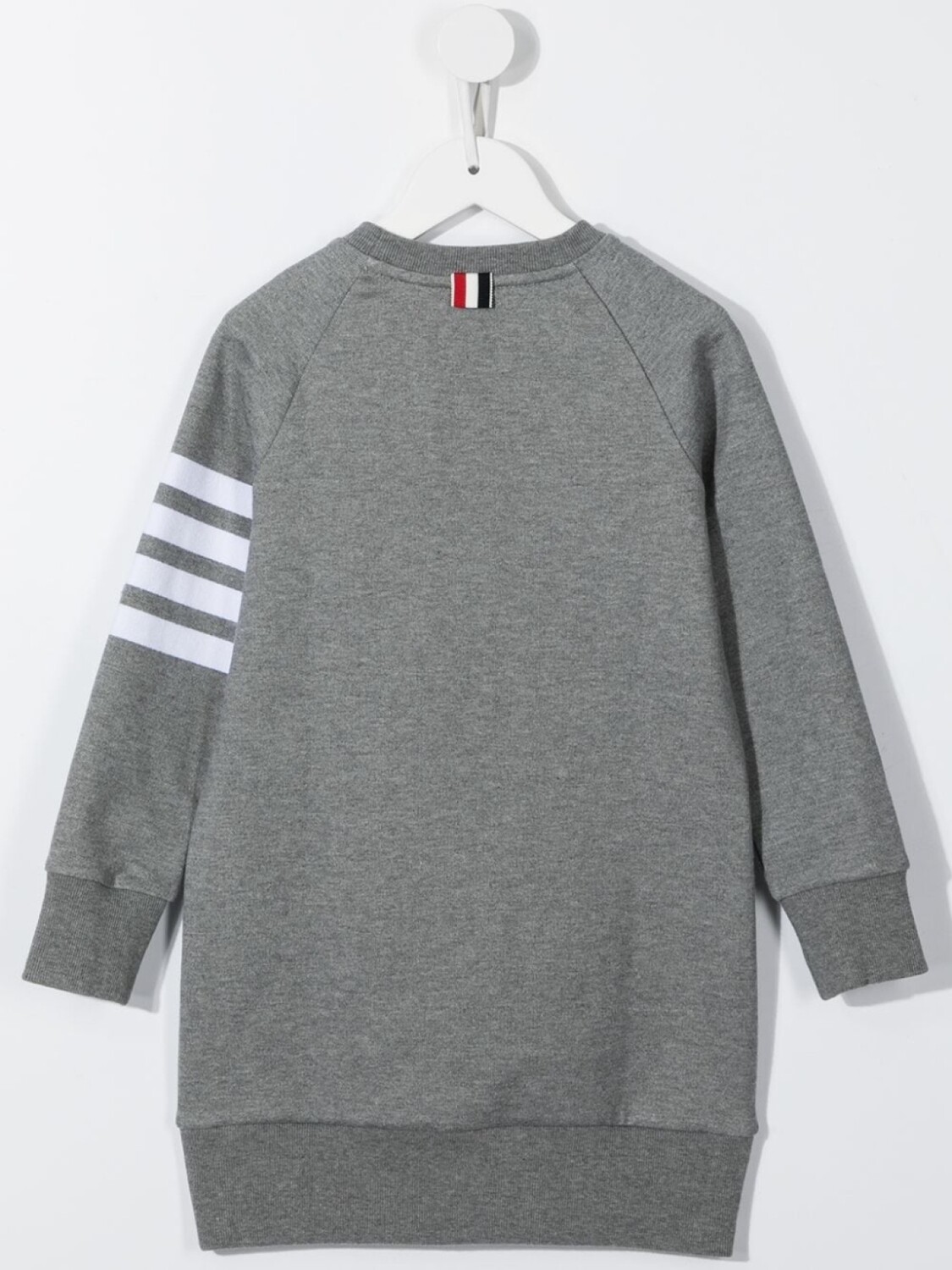 Thom Browne толстовка из джерси с полосками 4-Bar, серый — фото 2