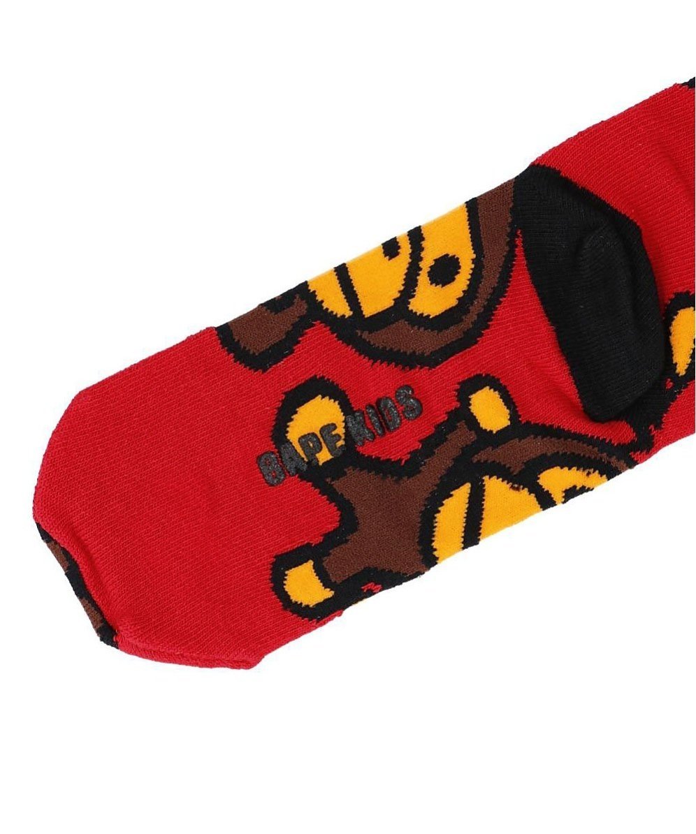 Детские носки Milo A BATHING APE, RED — фото 4