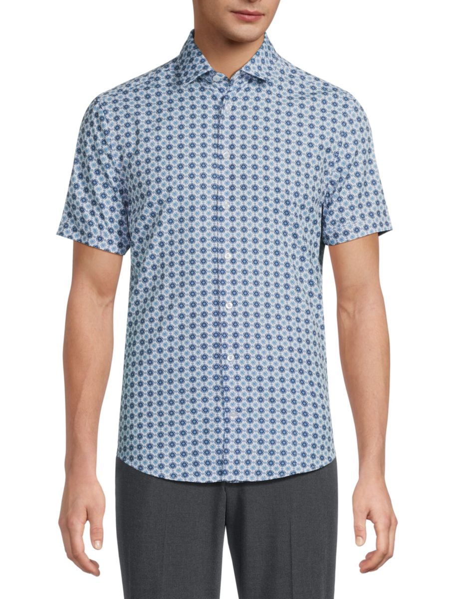 

Рубашка с принтом Soul of London, синий