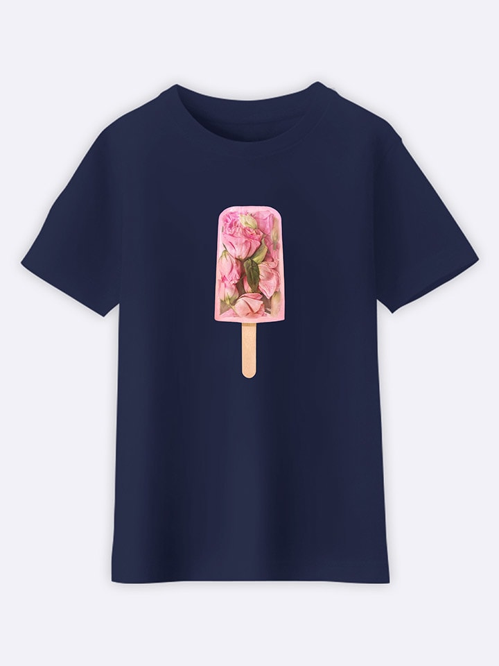 

Футболка Floral popsicle WOOOP, темно-синий