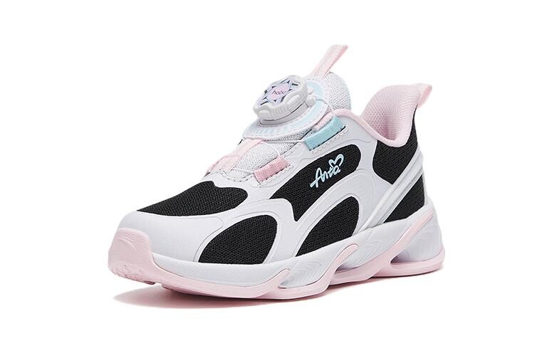 Кроссовки Chiyan Kids PS Low-top черные/белые/розовые Anta Kids — фото 2