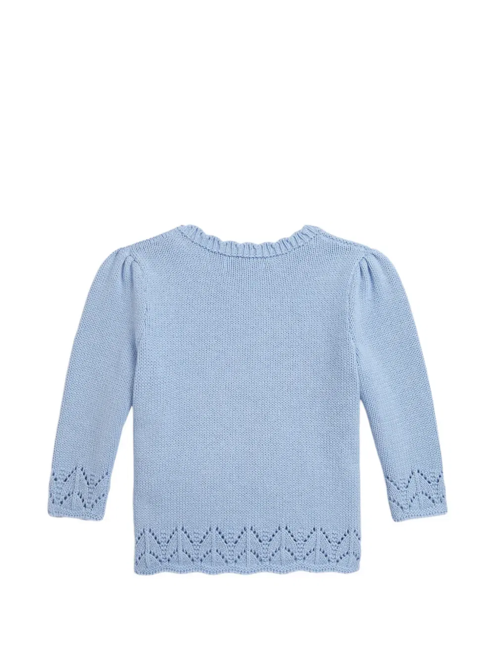 Свитер с собачьим принтом Polo Ralph Lauren Kids, синий — фото 2