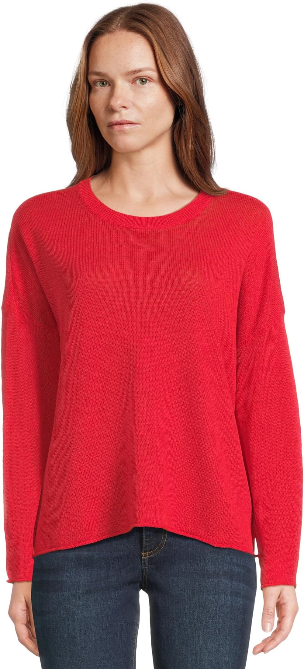 

Свитер Eileen Fisher Crew Neck Sweater, Cherry