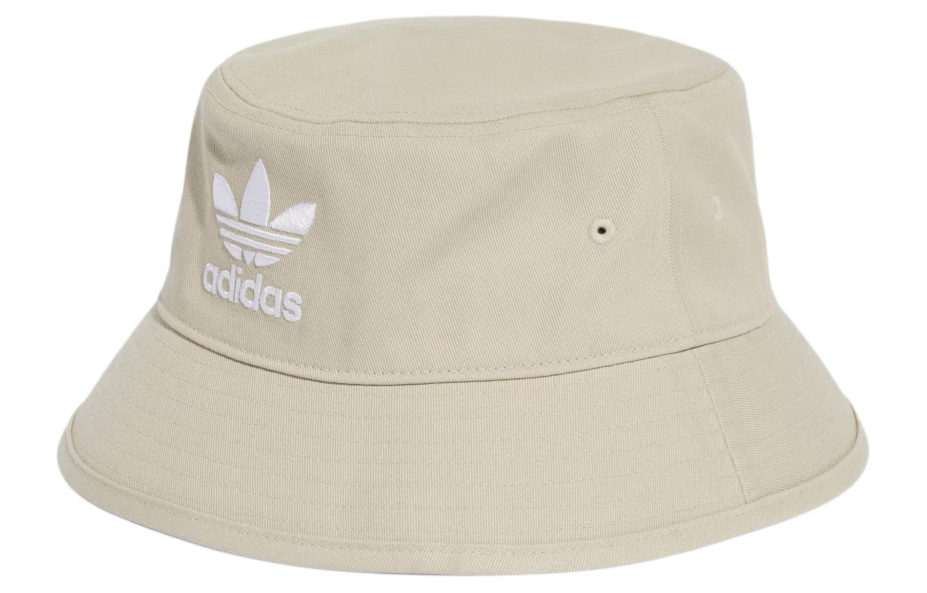 

Adidas Хлопковая панама унисекс бежевого цвета