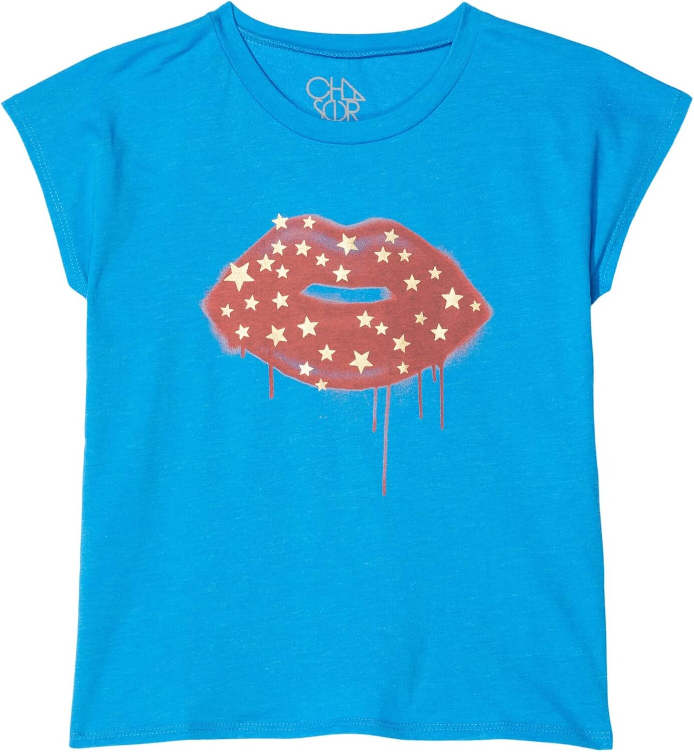 

Футболка Chaser Star Lips Vent Back Tee, цвет Blue Asteroid