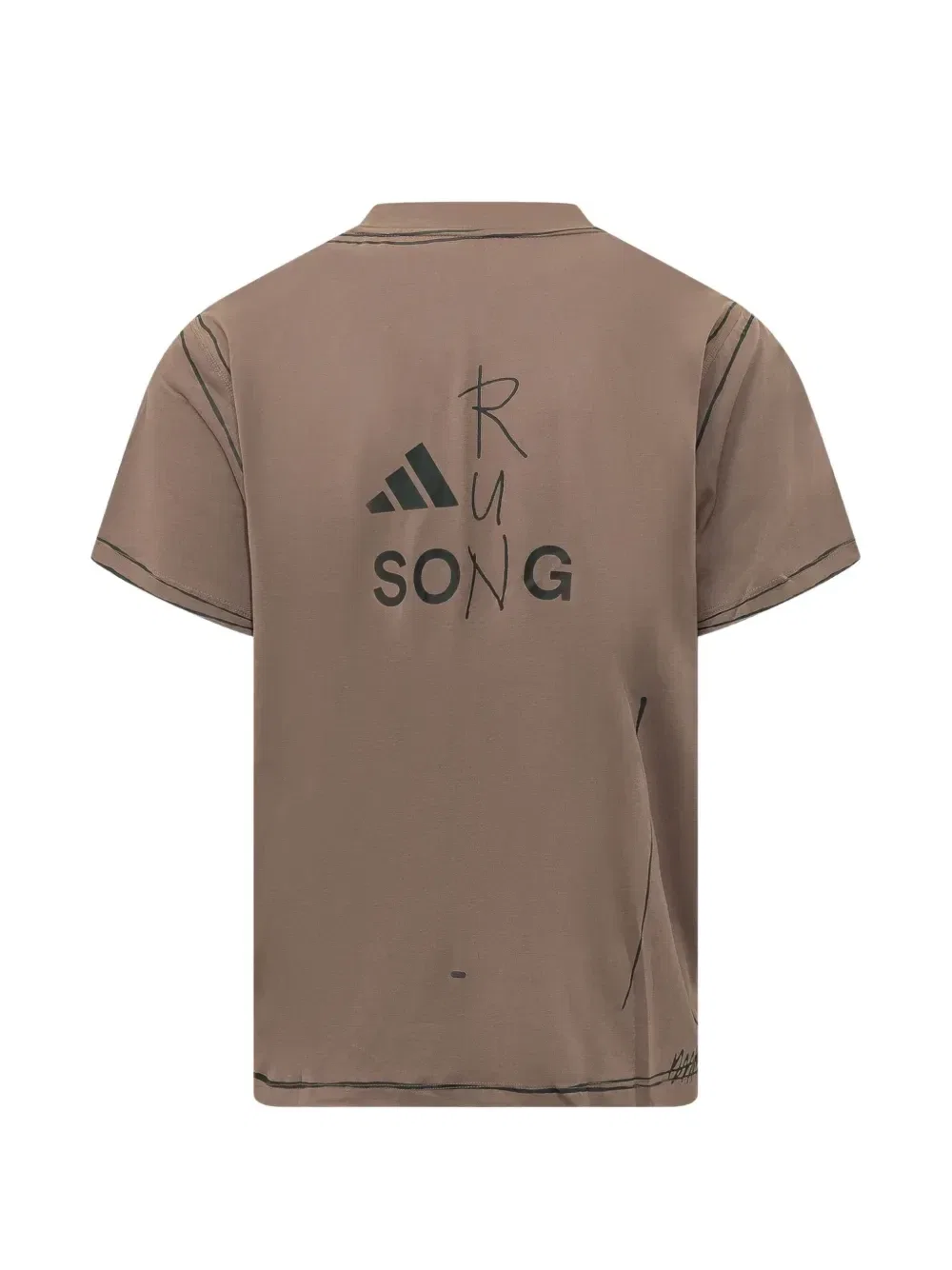 Футболка с графическим принтом Adi365 adidas, коричневый — фото 2