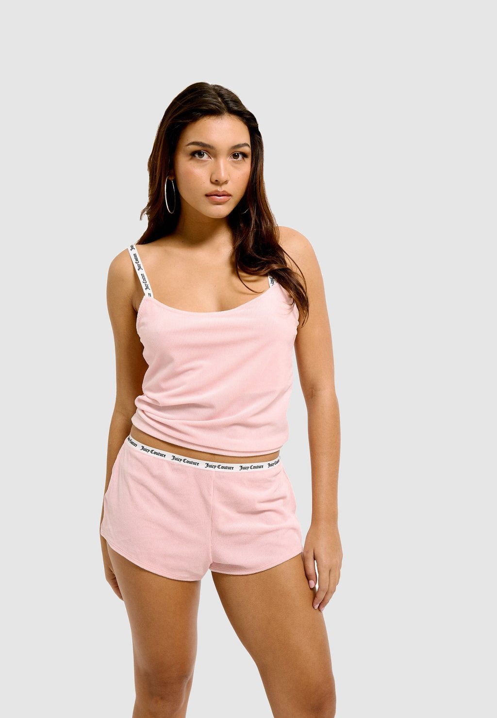 

Шорты RIB VELOUR Juicy Couture, светло-розовый