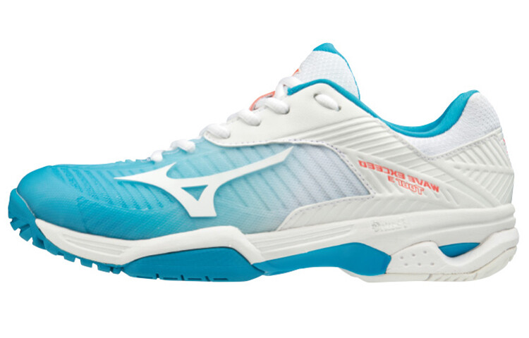 

Теннисные туфли женские с низким верхом белые/королевские синие Mizuno