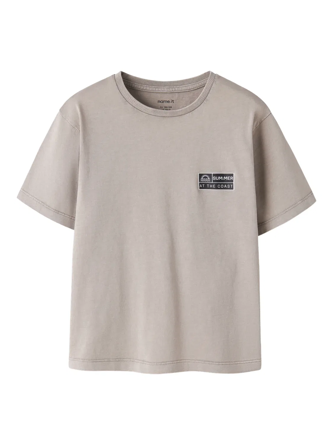 Футболка из био-хлопка, Name it, vintage khaki