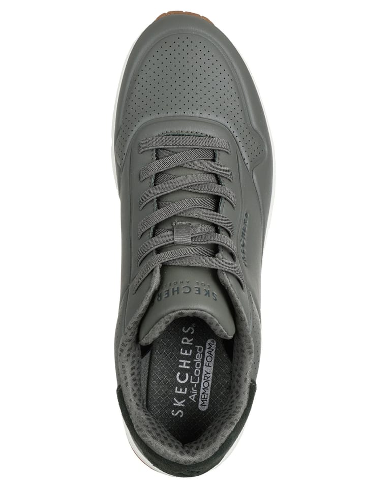 Кроссовки низкие UNO - Tailored Air зеленого цвета Skechers — фото 4