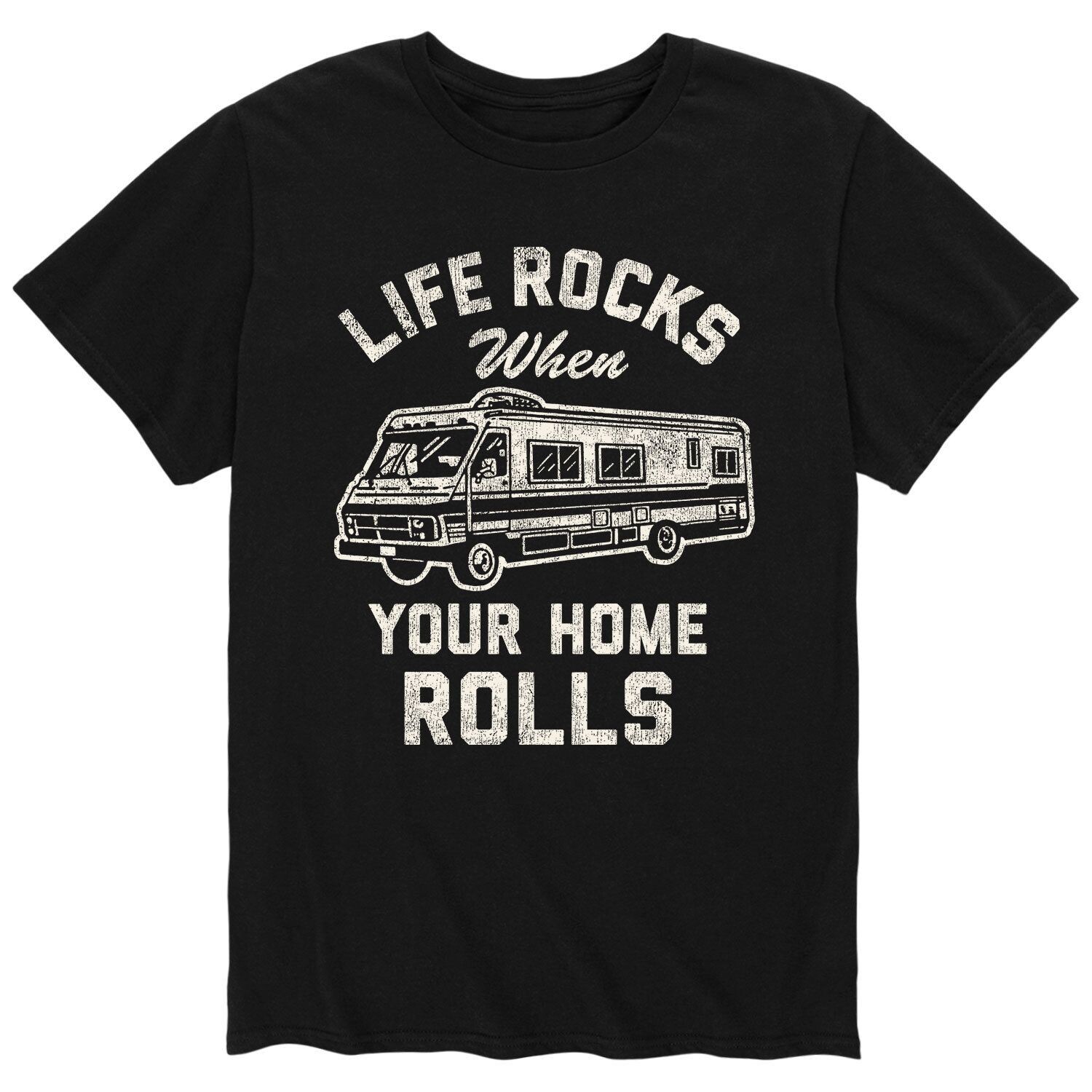 

Мужская футболка Life Rocks Home Rolls Licensed Character