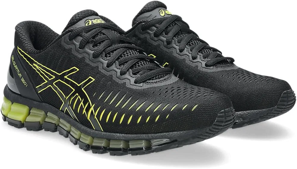 Мужские кроссовки ASICS Gel-Quantum 360 IS, Black Bright Yellow — фото 4