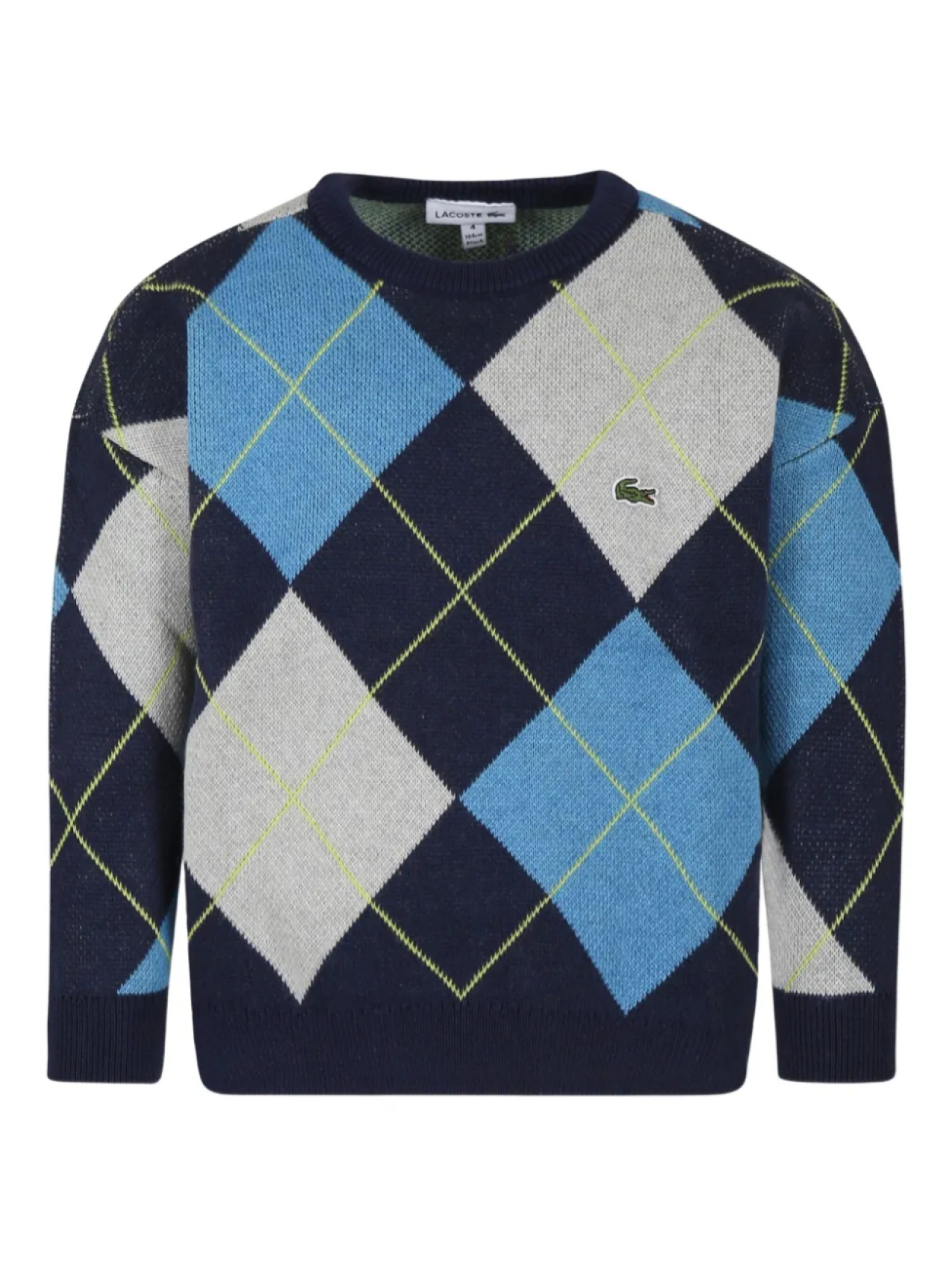 

Lacoste Kids джемпер с вышитым логотипом, синий