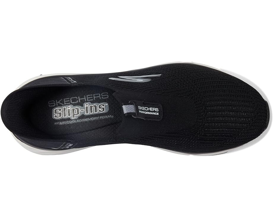 Кроссовки SKECHERS Max Cushioning Elite Smooth Transition Hands Free Slip-Ins, цвет Black/White — фото 2