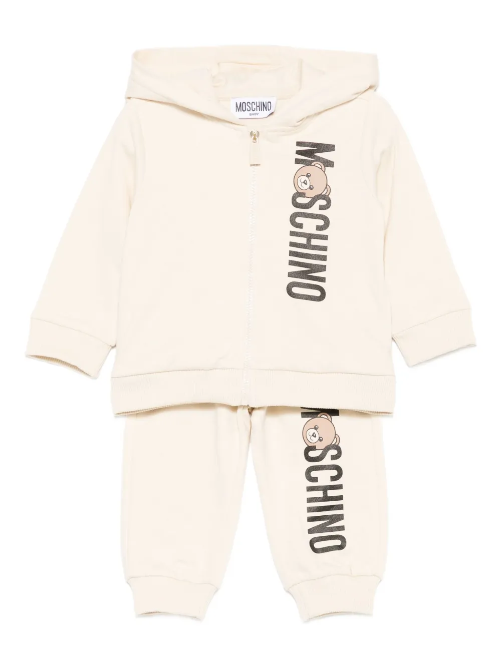 

Спортивный костюм с логотипом Moschino Kids, нейтральный